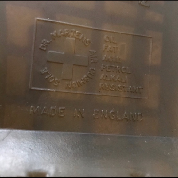 🖤❤️ SOLD!!!  Vintage 90s steel toe 20 eyelet 1942 Dr. Martens - Picture 7 of 11